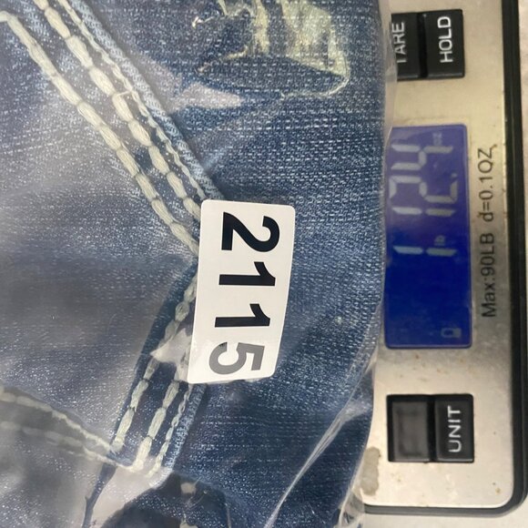 Rock & Roll Denim Riding Jeans Womens W36 L36 Mid Rise Boot Cut Thick Stitch Wes - Picture 12 of 12